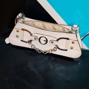 Little white Guess purse